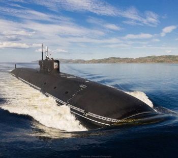 На ходовые испытания вышел атомный подводный крейсер «Архангельск» 
